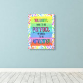 Perfekt Phantastische Inspirationsschleife Leinwanddruck (Insitu (Holzboden))