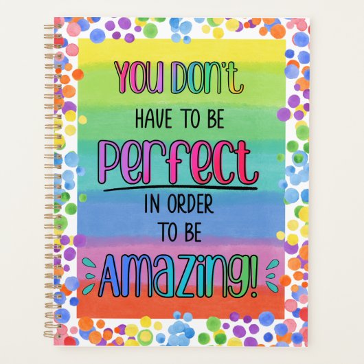 Perfekt Phantastische Inspirationsschleife Planer (Vorderseite)