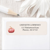 Perfekt Pink Pumpkin Baby Dusche Rücksendeadresse (Insitu)