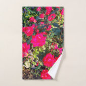 PERFEKT PINK ROSES Handtuch Badhandtuch Set (Handtuch)