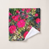 PERFEKT PINK ROSES Handtuch Badhandtuch Set (Waschlappen)