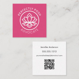 Perfekt POSH Advocate Quadratische Visitenkarte