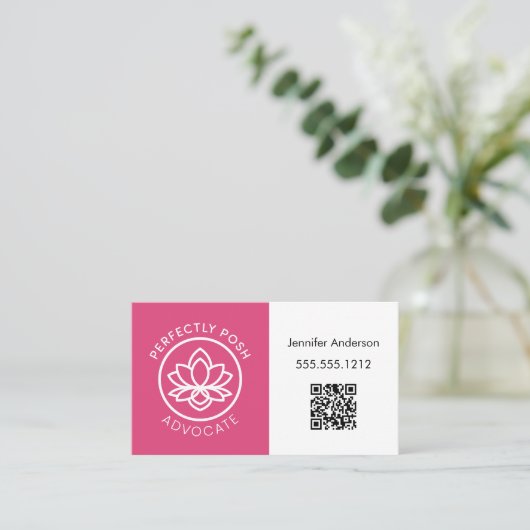 Perfekt POSH Advocate Visitenkarte (Stehend Vorderseite)