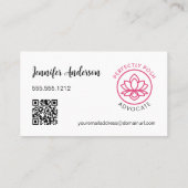 Perfekt POSH Advocate Visitenkarte (Rückseite)