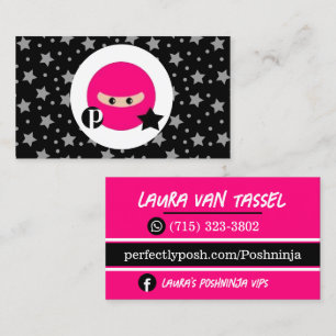 Perfekt Posh Business Card Visitenkarte