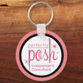 Perfekt Posh Independent Consultant Geschenke Schlüsselanhänger (Vorderseite)