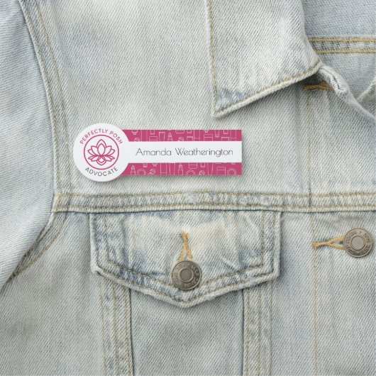 Perfekt POSH Namensschild (Beispiel)