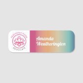 Perfekt POSH Namensschild (Vorderseite)