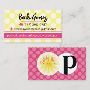 Perfekt Posh Visitenkarte