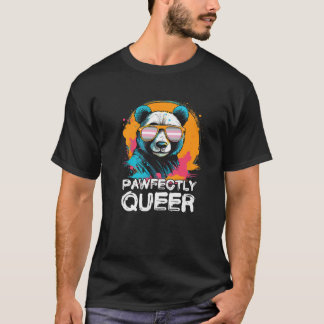 Perfekt Quee Panda mit Sonnenbrille Demigirl Pre T-Shirt