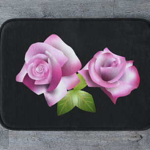 Perfekt Rosa Rose Badematte