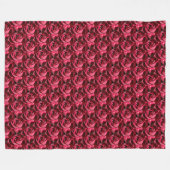 PERFEKT ROTE ROSEN FLEECEDECKE (Vorderseite (Horizontal))