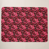 PERFEKT ROTE ROSEN SHERPADECKE (Vorderseite (Horizontal))