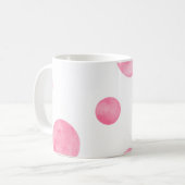 🔘 perfekt rund: Die zeitlose Dots-Tasse Kaffeetasse (Vorderseite Links)