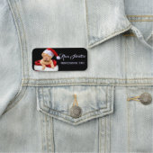 Perfekt Schöner Niedlicher Weihnachtshund Namensschild (Beispiel)