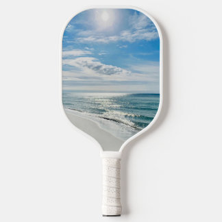 Perfekt Strand Tag mein glücklicher Ort Küste Pickleball Schläger