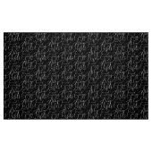 perfekt und einzigartig weiß Handschrift Stoff (Fat Quarter (45,7 x 55,9 cm))