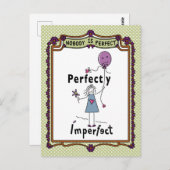 Perfekt Unperfekt 1A_ Postkarte (Vorne/Hinten)