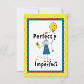 Perfekt Unperfekt 1B_Flat Card 5"x7" (Vorderseite)
