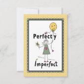 Perfekt Unperfekt 1C_Flat Card 5"x7" (Vorderseite)
