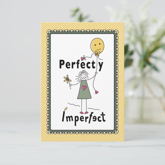 Perfekt Unperfekt 1C_Flat Card 5"x7" (Stehend Vorderseite)