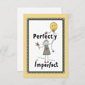 Perfekt Unperfekt 1C_Flat Card 5"x7" (Vorne/Hinten)