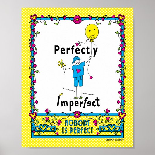Perfekt unperfekt 2_Print 8"x10" Poster (Vorne)