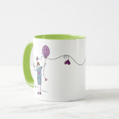 Perfekt Unperfekt 2A_11 oz Tasse (Vorderseite Links)