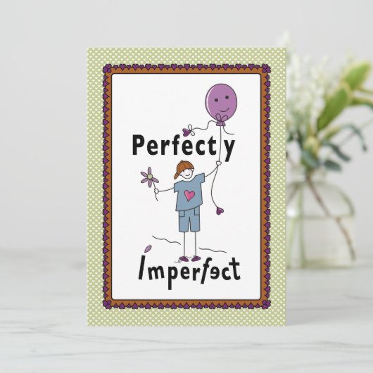Perfekt Unperfekt 2A_Flat Card 5"x7" (Stehend Vorderseite)