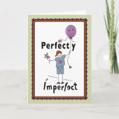 Perfekt Unperfekt 2A_Greeting Card 5"x7" Karte (Vorderseite)