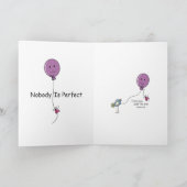 Perfekt Unperfekt 2A_Greeting Card 5"x7" Karte (Innenseite)