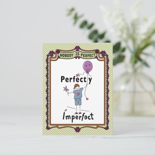 Perfekt Unperfekt 2A_ Postkarte (Stehend Vorderseite)