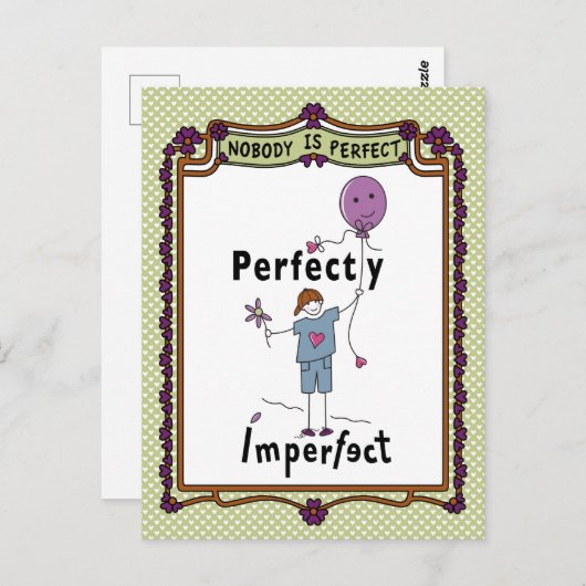 Perfekt Unperfekt 2A_ Postkarte (Vorne/Hinten)