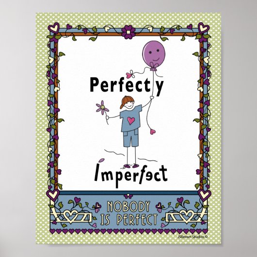 Perfekt Unperfekt 2A_Print 8"x10" Poster (Vorne)