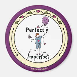 Perfekt Unperfekt 2A_Round Magnet 3"