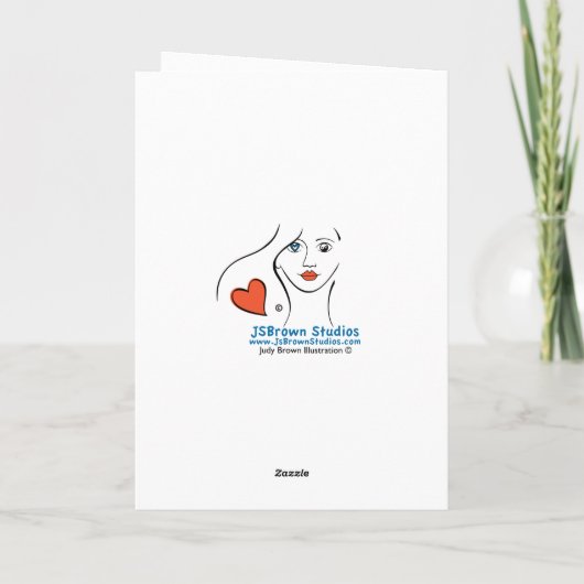 Perfekt Unperfekt 2B_Greeting Card 5"x7" Karte (Rückseite)