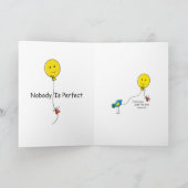 Perfekt Unperfekt 2B_Greeting Card 5"x7" Karte (Innenseite)