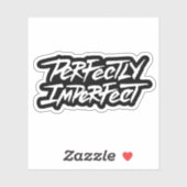 Perfekt unperfekt aufkleber (Blatt)