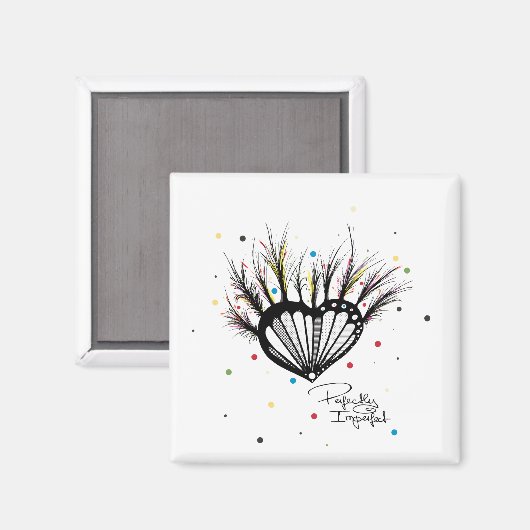Perfekt unperfekt magnet (Vorderseite/Rückseite)