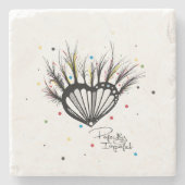 Perfekt unperfekt steinuntersetzer (Vorderseite)