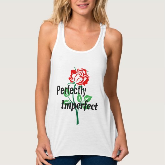 Perfekt unperfekt tank top (Vorderseite)