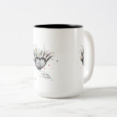 Perfekt unperfekt zweifarbige tasse (VorderseiteRechts)