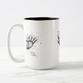 Perfekt unperfekt zweifarbige tasse (Links)