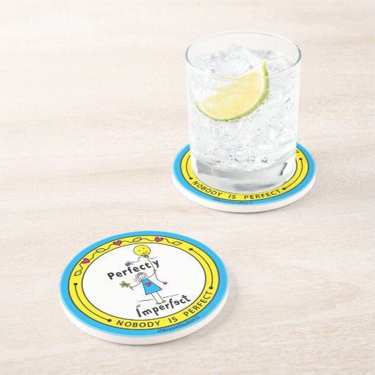 Perfekt Unperfekter 1_Round Untersetzer (Seite)