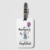 Perfekt Unperfekter 1A_Gepäckanhänger mit Kartenst Gepäckanhänger (Vorderseite Vertikal)