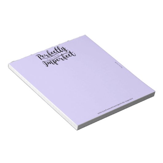 Perfekt unperfektes Notepad Notizblock (angewinkelt)