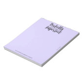 Perfekt unperfektes Notepad Notizblock (Rotiert)