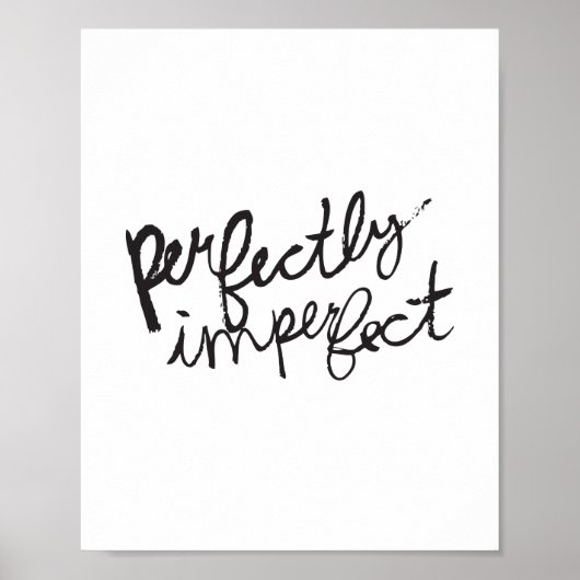 Perfekt unperfektes Poster (Vorne)