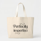 Perfekt unvollkommene Tote Bag Jumbo Stoffbeutel (Vorne)
