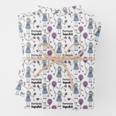 Perfekt Unvollkommenes 1A Wrapping Paper Geschenkpapier Set (Beispiel)